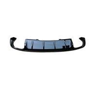 DEMULAX Alerón de Labios for difusor de Parachoques Trasero de Coche, for, A5 for Hatchback 2 Puertas 2017-2019 Alerón de Labios Trasero de Coche PP Alerón de Techo Trasero(Black (no Tips))