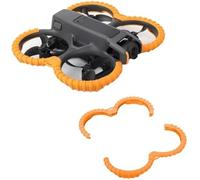 DEMULAX Anillo Protector de Parachoques for dji AVATA 2, Protector de hélice, diseño antigolpes y antiarañazos, Cubierta Protectora (Negro) Protector de hélice para Drones(Orange)