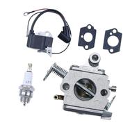 DEMULAX Bobina de encendido, bujía, carburador, kit de carburador for STIHL, 017, 018, MS170, MS180, MS 170, 180, repuestos for motosierra Bujía para cortacésped