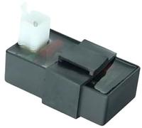 DEMULAX Caja de bobina de encendido de motocicleta, encendedor de CA de 6 pines Cdi, para 50Cc 110Cc 125Cc Cg Atv Dirt Bike Motocross Dq-196 Módulo de chispa del motor