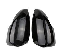 DEMULAX Carmilla 2 uds Set ABS cromado puerta lateral del coche espejo retrovisor tapa embellecedor, for Ford, for Ecosport, 2018 2019 2020 tapa de cubierta de espejo retrovisor de puerta(Schwarz)