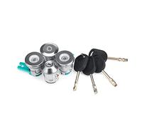 DEMULAX Cilindro de cerradura encendido maletero puerta trasera 8 Uds con 4 llaves repuesto, for Ford, Falcon, EA EB ED EF EL Kit de reparación de cilindros de cerradura de pue