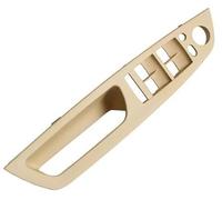 DEMULAX Coche Derecho Izquierdo Puerta Interior Reposabrazos Panel Manija Tirador Titular Auto Interior Accesorios, for, E70 X5 E71 E72 X6 SAV Manijas Interiores de Puertas de Coche(LHD-Beige)
