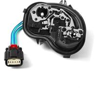 DEMULAX Conector del portalámparas de la luz trasera lado pasajero (lado izquierdo, conductor y pasajero), for Vauxhall, for Astra K 39001577 Soporte de luz trasera(BLACK Left)