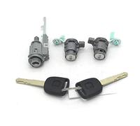 DEMULAX CONJUNTO DE CERRADURA INTERRUPTOR DE ENCENDIDO CILINDRO DE CERRADURA DE PUERTA CON 2 LLAVES CRV 2003-2006 Juego de cilindros de cerradura de puerta de coche