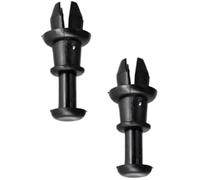 DEMULAX Correa for Bandeja Trasera de Maletero, for VW, Golf, 5 Mk6, 2/4 Piezas, Clips for Bandeja, Gancho pivotante for Bandeja, 1M6867574A (4 Piezas) Gancho para portaequipajes(Black 2pcs)