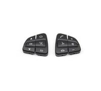 DEMULAX Cubierta de Botones de Control del Interruptor del Volante multifunción del Coche W205 W253, for Mercedes-Benz C GLC Clase 0999050300 Kit de Botones para Volante(Schwarz)