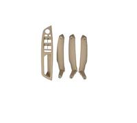 DEMULAX Cubierta embellecedora de tirar de la manija del Panel de la puerta del apoyabrazos interior RHD, for, for E70 X5 E71 X6 Manija de puerta interior del vehículo(Beige)