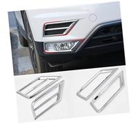 DEMULAX Embellecedor de cubierta de luz antiniebla de rejilla de parachoques delantero, para VW, para 2017-2019, decoración de estilo cromado de lámpara Rejilla antiniebla (4pcs grille and Fog)