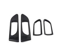 DEMULAX Embellecedor de Cubierta de Panel de Cuenco de manija de Puerta Interior de Fibra de Carbono de 4 Piezas, for molduras Interiores WRX WRX STI 2015-2020 Moldura para manija de Puerta de Coche