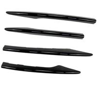 DEMULAX Embellecedor de cubierta decorativa de lámpara de luz antiniebla del parachoques delantero del coche, para Mercedes-Benz Clase E W213 E260 E300 E450 E53 2021-2023 Estilo Rejilla (1)