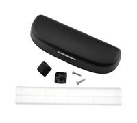 DEMULAX Estuche ABS for Gafas de Sol de Coche, for, A4 A6 A3 A5 Q3 Q5 Q7 Almacenamiento de Gafas de Sol Caja organizadora Accesorios Soporte para Gafas de Sol para Coche(Schwarz)