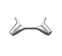 DEMULAX Etiqueta engomada de la Cubierta del Ajuste Marco Volante Coche, for Mercedes-Benz CE GLK CLS M Clase W204 W212 ABS Plateado Adhesivo con Logotipo para el Interior del vehículo