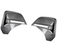 DEMULAX Extensión de faldones Laterales, para BMW Serie 4 I4 G26 2020-2024 Parachoques Trasero Cubierta embellecedora ventilación Marco Maletero ala Trasera del Coche(Black Carbon Look)