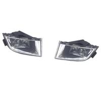 DEMULAX Faros LED DRL for VW Lavida 2012, luz antiniebla, parachoques delantero, rejilla, de señal, conjunto luces conducción Luces antiniebla del parachoques delantero del coc(BLACK Both Sides)