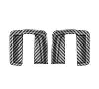 DEMULAX For Alphard 40 Series 2023+ manija Interior de la Puerta Central del Coche Cubierta de Cuenco molduras de Marcos Pegatina de Fibra de Carbono Moldura para manija de Puerta de Coche