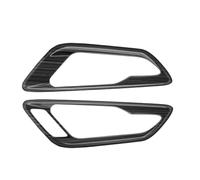 DEMULAX For Alphard 40 Series 2023+ Panel de Cuenco de Puerta Interior Cubierta Protectora de manija Interior Accesorios Interiores Negro RHD Moldura para manija de Puerta de Coche