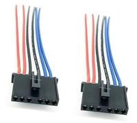 DEMULAX For Ford, for TRANSIT MK7 2006-2014 PORTALABOLA DE LUZ TRASERA CABLEADO CONECTOR ENCHUFES DOS CONECTORES Soporte de luz trasera