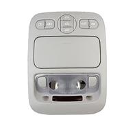 DEMULAX For Kia, Sedona 2006-2014 luz superior gris consola cuerpo de lámpara OEM 928214D100QW interruptor techo solar Unidad de control de luz de techo corredizo(Beige)