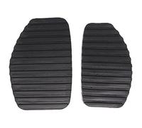 DEMULAX For Peugeot 206 1998-2011 2012 2013 207 Compact Brasil Sedan 207i Cubiertas de Pedal de Embrague de Freno de Goma for automóvil 213015 450412 Cubierta para Pedales de Coche(Black 2X Clutch)