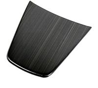 DEMULAX for Tesla, Modelo 3, Volante Parte Baja Etiqueta Cubierta Embellecedor Acero Inoxidable Accesorios Interiores del Coche Adhesivo decorativo para el volante del salpicader(Schwarz)