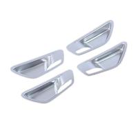 DEMULAX For Tucson, for NX4 2021 2022, manija de Puerta Interior de Coche, Cubierta de Cuenco, Marco embellecedor, decoración, Adhesivo, Accesorios, Cromo Plata Moldura para manija de Puerta de Coche