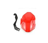DEMULAX Guardabarros de motocicleta trasero Cubierta rueda Protector contra salpicaduras barro CNC Guardabarros delantero de motocicleta(Red1)
