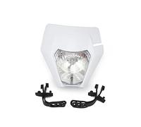 DEMULAX Guardamanos Protectores de manillar Faro delantero XCW XCF XC EXCF 150 250 300 350 450 500 Luces para motocicletas(Headlight white)