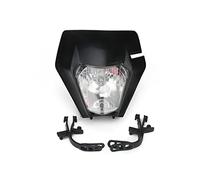 DEMULAX Guardamanos Protectores de manillar Faro delantero XCW XCF XC EXCF 150 250 300 350 450 500 Luces para motocicletas(Headlight black)