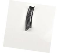 DEMULAX Guarnición del mango del coche Embellecedor de cubierta tirador manija puerta Interior coche, para Bmw, para X3, para X4, pegatinas cuenco(BLACK Fiber Right Rear)