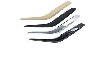 DEMULAX Guarnición del mango del coche Juego de 4 manijas puerta interior coche, para Bmw, para X1 E84 2010 2011 2012-2016 Reemplazo moldura cubierta exterior tracción(BLACK Sliver Set)