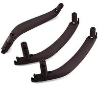 DEMULAX Guarnición del mango del coche Manija de puerta interior coche 51417292244, para Bmw F15, para X5 2013-2018, cubierta embellecedora tracción 51417292243 F16, para X6(BLACK 3pcs Lhd moka)
