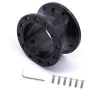 DEMULAX Jefe del cubo de dirección del coche Para Racing Car Hub Boss Kit Tuning, para adaptador espaciador de volante deportivo 30Mm 50Mm(BLACK 50MM Black)