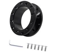 DEMULAX Jefe del cubo de dirección del coche Para Racing Car Hub Boss Kit Tuning, para adaptador espaciador de volante deportivo 30Mm 50Mm(BLACK 30MM Black)