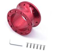 DEMULAX Jefe del cubo de dirección del coche Para Racing Car Hub Boss Kit Tuning, para adaptador espaciador de volante deportivo 30Mm 50Mm(BLACK 50MM Red)