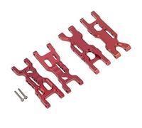 DEMULAX Juego de brazos suspensión delantera y trasera Metal 4 uds, for Losi, for 1/18 Mini-T 2,0 2WD Stadium RC Truck Car Upgrade Parts Enlace del brazo de suspensión del coche Rc(Rot)