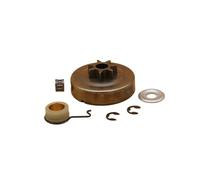 DEMULAX Kit de arandela piñón embrague 7T 0,325" con clip en forma E for motosierra jardín STIHL 021 023 025 MS210 MS230 MS250 Kit de embrague de tambor para motosierra