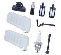 DEMULAX Kit de bujías for filtro de aire, combustible y aceite, for motosierra STIHL MS210, MS230, MS250, MS 210, 230, 250, 021, 023 y 025 Bujía para cortacésped