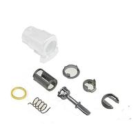 DEMULAX Kit de reparación de cilindro de cerradura de puerta de metal de 7 piezas, for, VW, Golf 4 IV MK4 A6, Skoda, FABIA, POLO, 9N Juego de cilindros de cerradura de puerta de coche