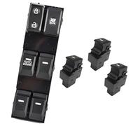 DEMULAX Llave interruptor elevalunas Interruptor de elevalunas, para Kia, para Sportage 2011 2012 2013 2014-2016 Botón control elevación vidrio automóvil Electric Power Master(BLACK Auto Down set)