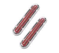 DEMULAX Luz antiniebla trasera de coche, luces traseras guía luz marcha atrás, señal giro, esquina, freno parada camión, 2 uds Unidad de luz de freno trasera del vehículo