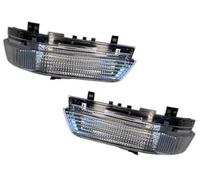 DEMULAX Luz de señal de giro del espejo retrovisor for Mitsubishi, Pajero, Montero, Shogun V73, V77, V75, V93, V97 (2006-2019), 8351A029, 8351A030 (derecha) Luz indicadora del espejo lateral(BLACK Lef
