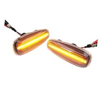 DEMULAX Luz de señal de giro dinámica, para Kia, Ceed, Rio 3 2011-2016, lámpara intermitente lateral Led 923033L100 923102H000, luces de coche Mirror de la luz de la señal (Dynamic Crystal)
