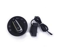 DEMULAX OEM 3C8 941 431B Interruptor de Control de Faros antiniebla, for VW, Caddy, III, Jetta, Golf, V Vi 5 6, Jetta, Passat, B6 CC Rabbit Interruptor de luz antiniebla para Coche(Auto Set)