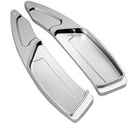DEMULAX Paletas de extensión de palanca de cambios, para Peugeot 3008 5008 Gt 2019 2020 Cambio de aleación de paleta de volante Hoja de paleta de transmisión del vehículo(Silver)