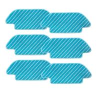 DEMULAX Paquete de 6 paños de repuesto lavables en seco y húmedo, for Conga 4690 6090 7090 IA 4090, paños de fregona de uso seco y húmedo, almohadilla de limpieza de suelo Alfombrilla para fregar robo