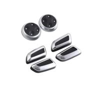 DEMULAX Para asiento, interruptor de ajuste, para Vw, para Jetta Mk5, para Gti, para Passat B7, para Cc, para botón de perilla ajustable 6 piezas Interruptor de ajuste del asiento Interruptor de