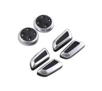DEMULAX Para asiento, interruptor de ajuste, para Vw, para Jetta Mk5, para Gti, para Passat B7, para Cc, para botón de perilla ajustable 6 piezas Interruptor de ajuste del asiento Interruptor de