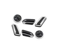 DEMULAX para asiento, interruptor de ajuste, para Vw, para Tigauan, para Cc 2009-2013, para embellecedores de cubierta de botón de perilla 6 piezas Interruptor de ajuste del asiento Interruptor