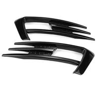 DEMULAX Para Golf 7 Mk7 2013-2016 2017, parachoques negro brillante, cubierta de rejilla de luz antiniebla, embellecedor delantero Rejilla antiniebla coche